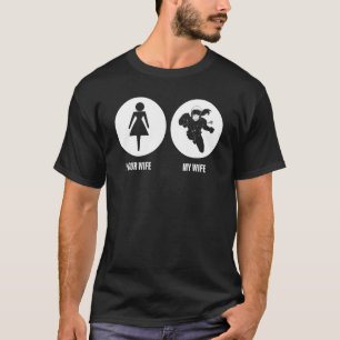 Camiseta Los Hombres Enferman A Su Esposa Mi Esposa Enferma