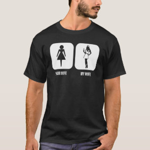 Camiseta Los Hombres Enferman A Su Esposa Mi Esposa Enferma