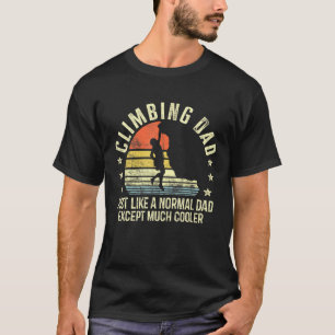 Camiseta Los hombres escalan a papá como un baile normal