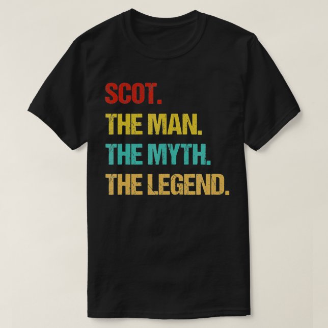 Camiseta Los hombres escogen al hombre el mito de la leyend (Diseño del anverso)