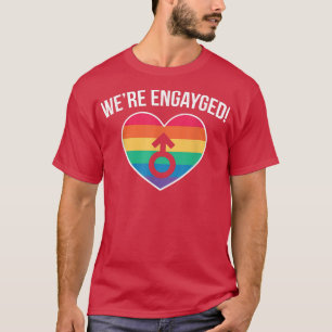 Camiseta Los hombres fueron en GAYgeom matrimonio gay LGBT