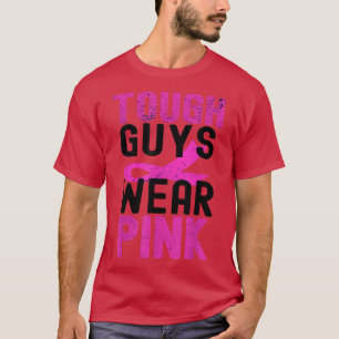 Camiseta Los hombres fuertes usan cinta rosada Octubre Ca d