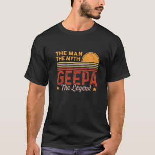 Camiseta Los hombres Geepa El Hombre La Leyenda Retro El Ab