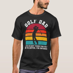 Camiseta Los Hombres Golf Papá Aprendí Tantas Cosas Del Gol