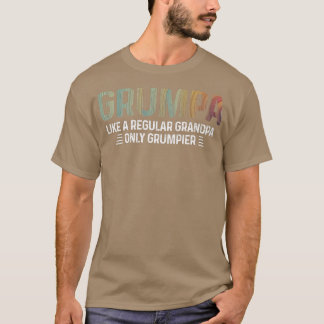 Camiseta Los Hombres Grumpa Tee De Definición Como Un Abuel