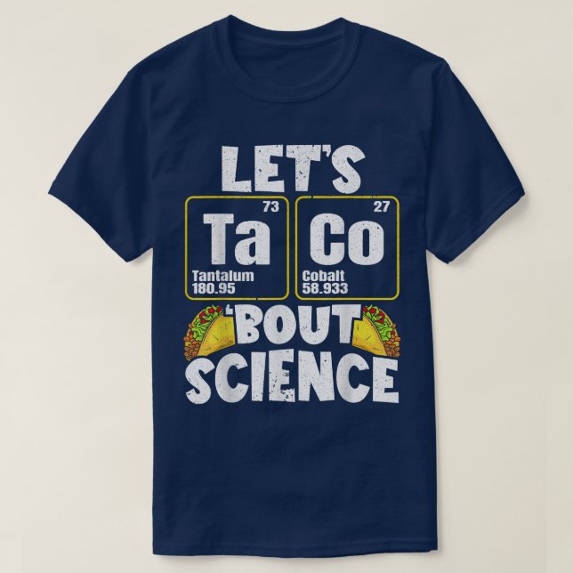 Camiseta Los hombres hablemos de la ciencia (Diseño del anverso)