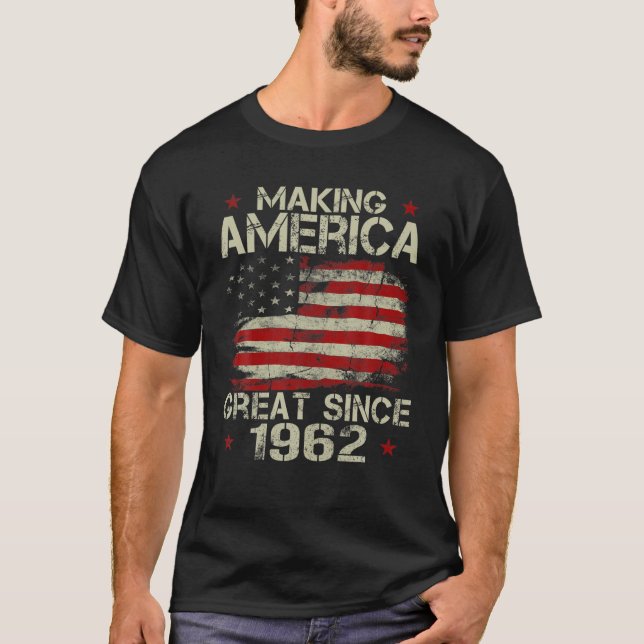 Camiseta Los hombres hacen a Estados Unidos grande desde lo (Anverso)