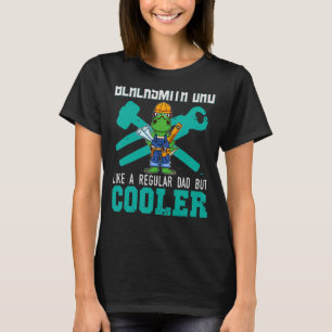 Camiseta Los Hombres Herrero A Papá Como Un Padre Regular P