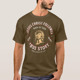 Camiseta Los hombres Jesucristo siguen al hombre de Dios