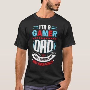 Camiseta Los hombres juegan a papá como un padre normal de