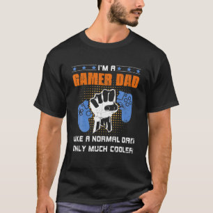 Camiseta Los hombres juegan a papá como un padre normal de