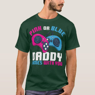 Camiseta Los hombres juegan género revelan juegos de papi r