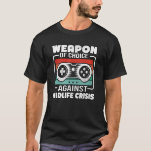 Camiseta Los Hombres Jugadores En Crisis De La Vida Media J