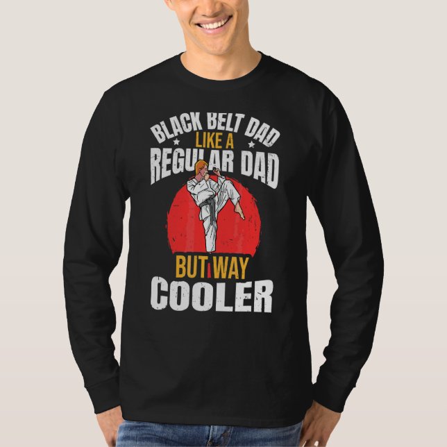 Camiseta Los Hombres Karan A Papá Como Un Padre Regular Per (Anverso)