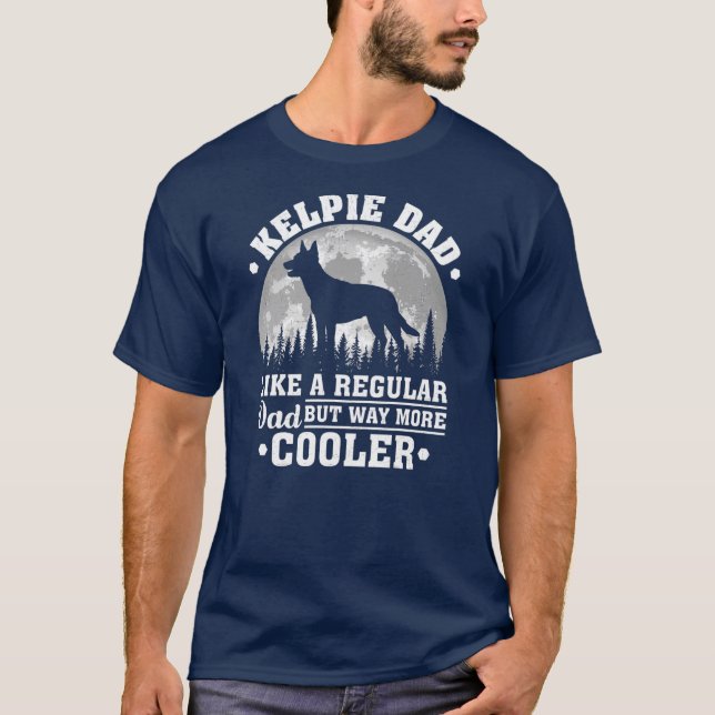 Camiseta Los Hombres Kelpie Papá Como Un Funny Kelpie (Anverso)