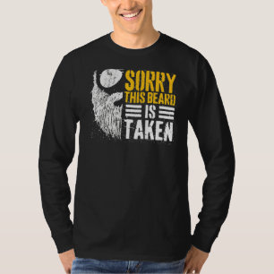 Camiseta Los Hombres Lamentan Que Esta Barba Se Haya Tomado
