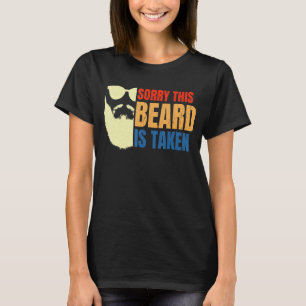 Camiseta Los Hombres Lamentan Que Esta Barba Se Haya Tomado