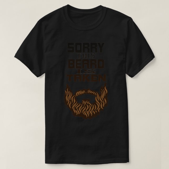 Camiseta Los Hombres Lamentan Que Esta Barba Se Haya Tomado (Diseño del anverso)