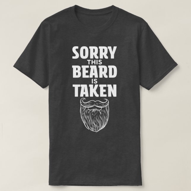 Camiseta Los hombres lamentan que esta barba se lleve en la (Diseño del anverso)