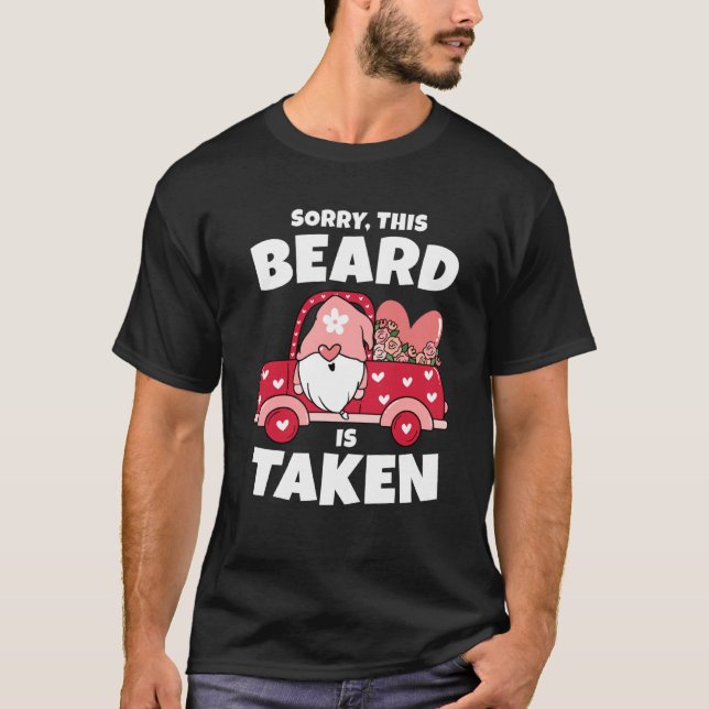 Camiseta Los hombres lamentan que esta barba se tome Día de (Anverso)