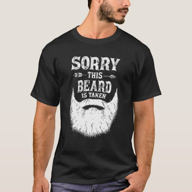 Camiseta Los Hombres Lamentan Que Esta Barba Se Tome Gracio (Anverso)