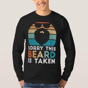 Camiseta Los Hombres Lamentan Que Esta Barba Se Tome Retro