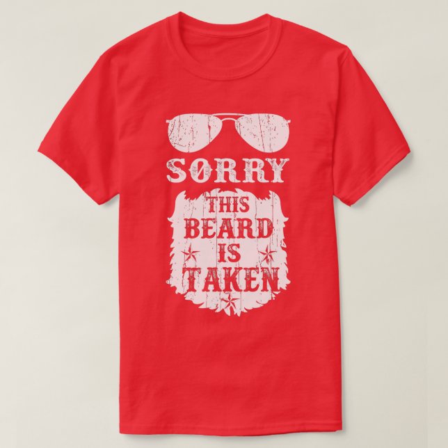 Camiseta Los hombres lamentan que su barba sea considerada  (Diseño del anverso)