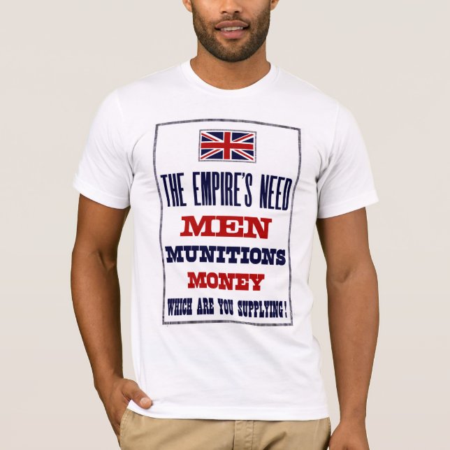 Camiseta Los hombres, las municiones y el dinero del ~ de (Anverso)