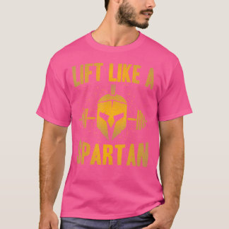 Camiseta Los Hombres Levantan Como Un Gimnasio Espartano Pa