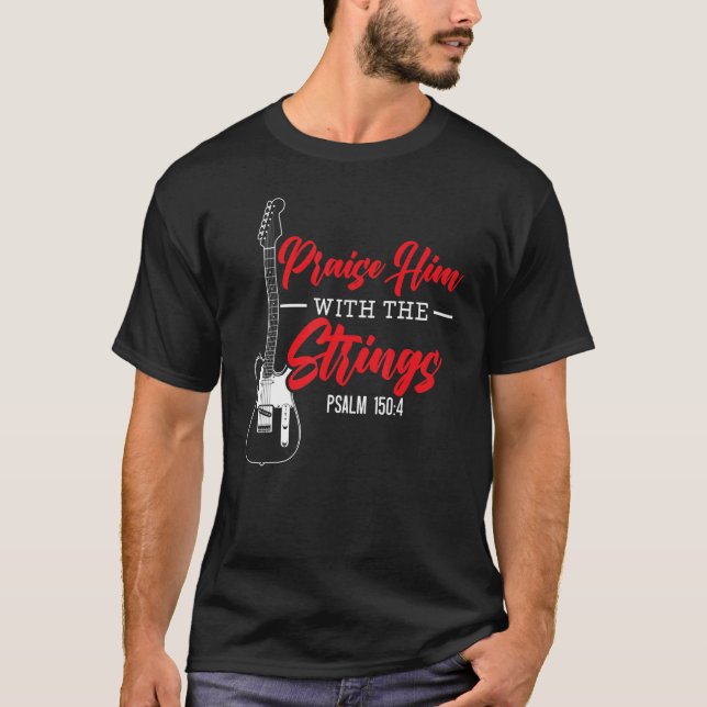 Camiseta Los Hombres Lo Elogian Con La Guitarra De Sombrere (Anverso)