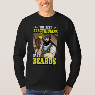 Camiseta Los Hombres Los Mejores Electricistas Tienen Cabez
