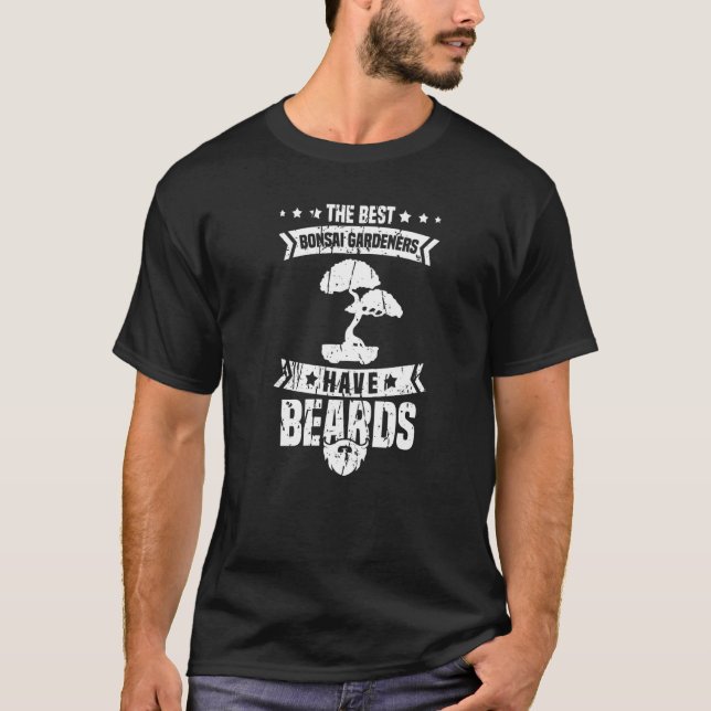 Camiseta Los Hombres Los Mejores Jardineros Bonsai Tienen B (Anverso)