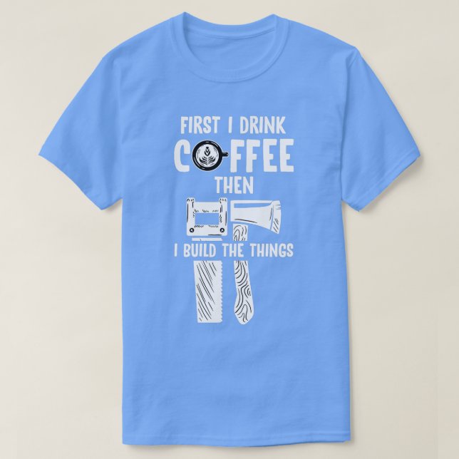 Camiseta Los Hombres Luego Construyo El Húngaro Guay Habili (Diseño del anverso)