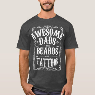 Camiseta Los Hombres Maravillosos Tads Tienen Barba Y Tatua