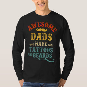 Camiseta Los Hombres Maravillosos Tienen Tatuajes Y Padres
