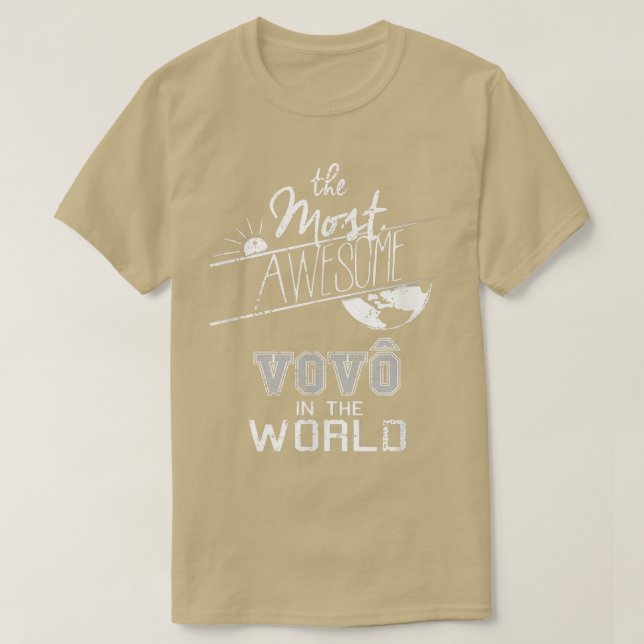 Camiseta Los hombres más asombrosos en el abuelo del mundo (Diseño del anverso)