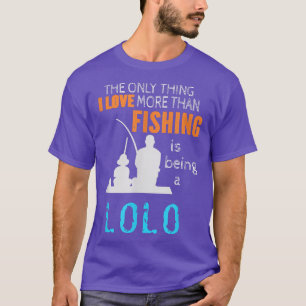 Camiseta Los hombres más que aman la pesca del abuelo filip