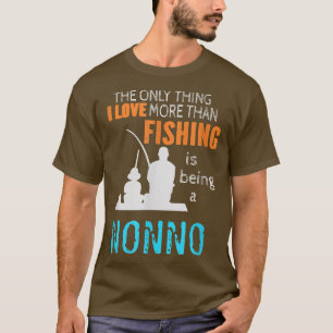 Camiseta Los Hombres Más Que El Amor De La Pesca No Italia 