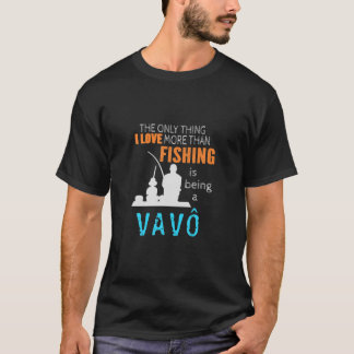 Camiseta Los hombres más que el amor pescar Vavô Portugués