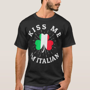 Camiseta Los Hombres Me Besan Im Italiano Día De Los Sta Pa