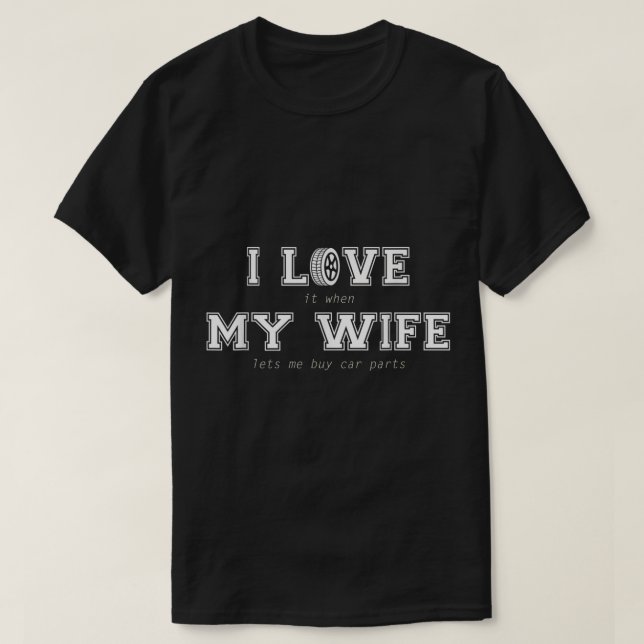 Camiseta Los hombres me encantan cuando mi esposa me deja c (Diseño del anverso)