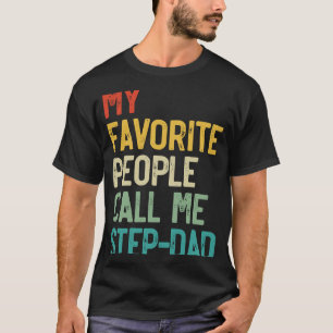 Camiseta Los hombres me llaman "D" de mi padre padrastro