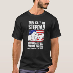 Camiseta Los hombres me llaman padrastro porque son compañe