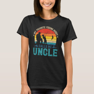 Camiseta Los hombres me llaman pesca favorita Tío Fisherman