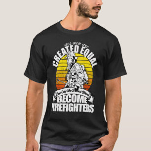 Camiseta Los Hombres Mejor Bombarderos Para Bomberos Y Bomb