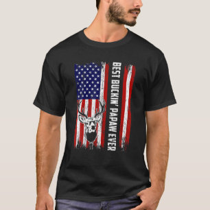Camiseta Los hombres mejor Buckin Papaw Caza de ciervos Buc