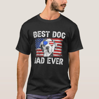 Camiseta Los Hombres Mejor Dane Dad Hasta La Bandera Estado