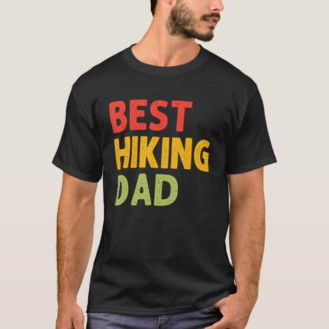 Camiseta Los hombres mejor excursionismo papá naturaleza am (Anverso)