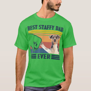 Camiseta Los hombres mejor felíz papá jamás graciosos perro