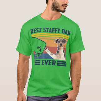 Camiseta Los hombres mejor felíz papá jamás graciosos perro